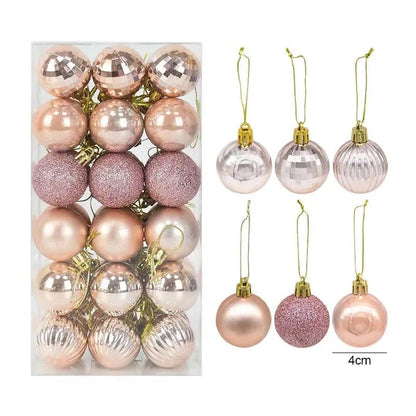 1box Christmas Balls Christmas Tree Ornaments