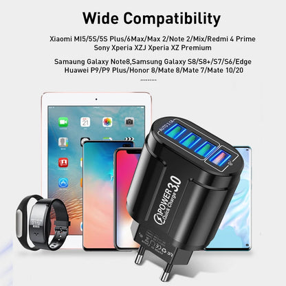 Lovebay 4 Ports USB Fast Charger