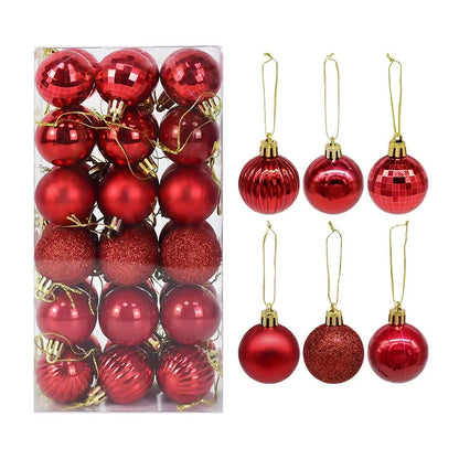 1box Christmas Balls Christmas Tree Ornaments