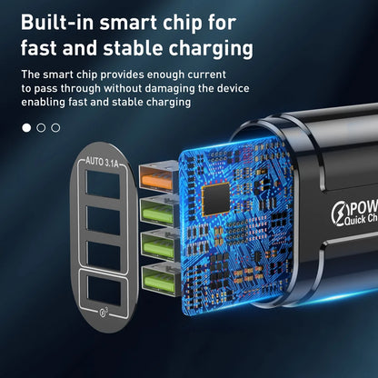 Lovebay 4 Ports USB Fast Charger