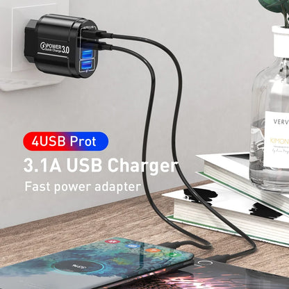 Lovebay 4 Ports USB Fast Charger