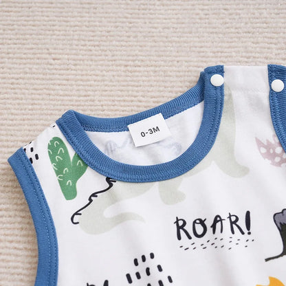 Newborn Clothing Cute Cartoon Animal Jumpsuit