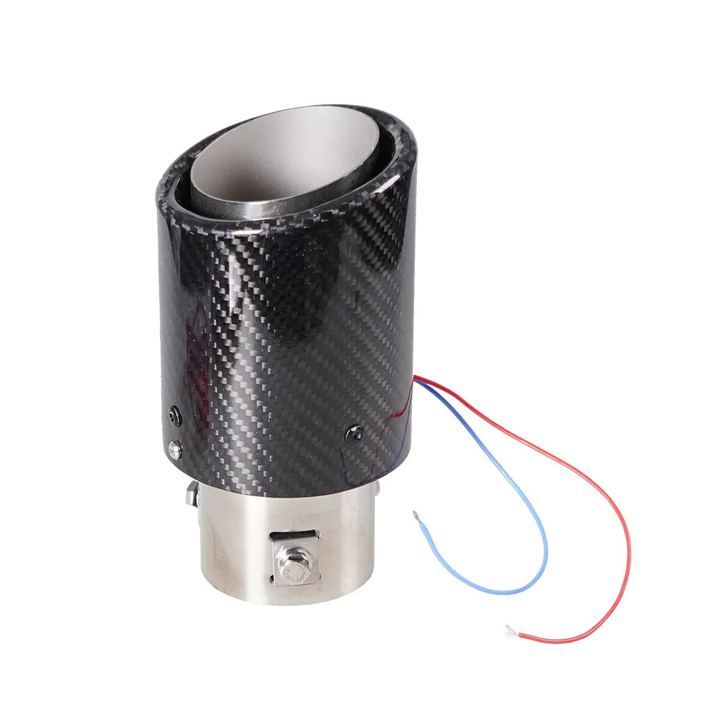 63-65mm Carbon Fiber Color Car Exhaust