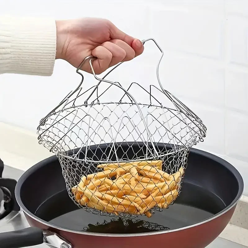 Stainless Steel French Fries Drainer Basket