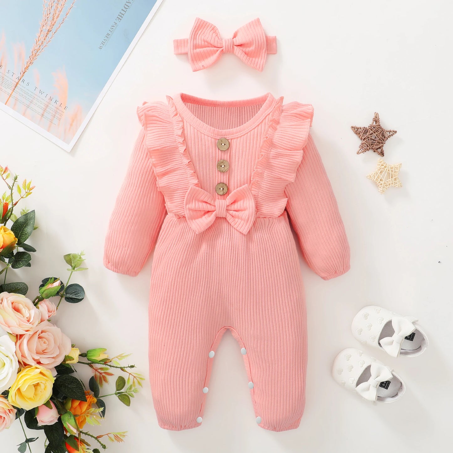 Baby Girl Clothes 0 to 3 Months Long-sleeve