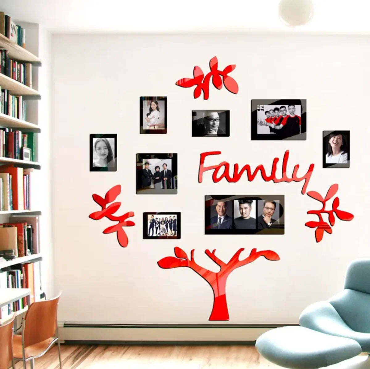 Acrylic 3D Family Photo Frame