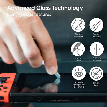 Tempered Screen Protector Compatible-Nintendo Switch