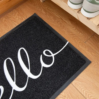 Nordic Foot Mat Letter Hello 