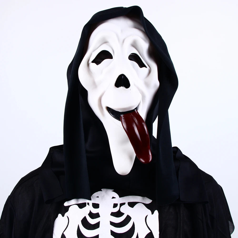 Halloween Mask Realistic Movie Scream Scary Face