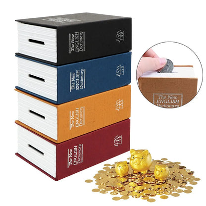 Book Money Box Safe Lock