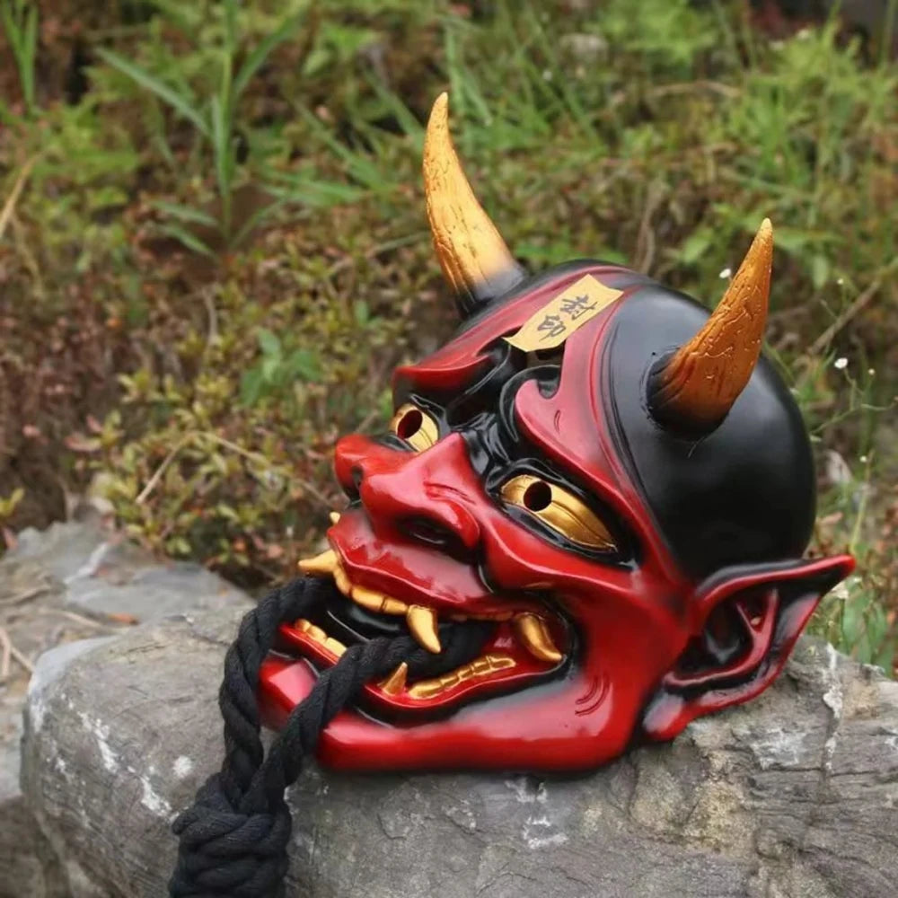 Horror Hannya Mask Halloween Cosplay Ghost