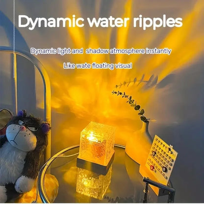 Dynamic Rotating Water Ripple