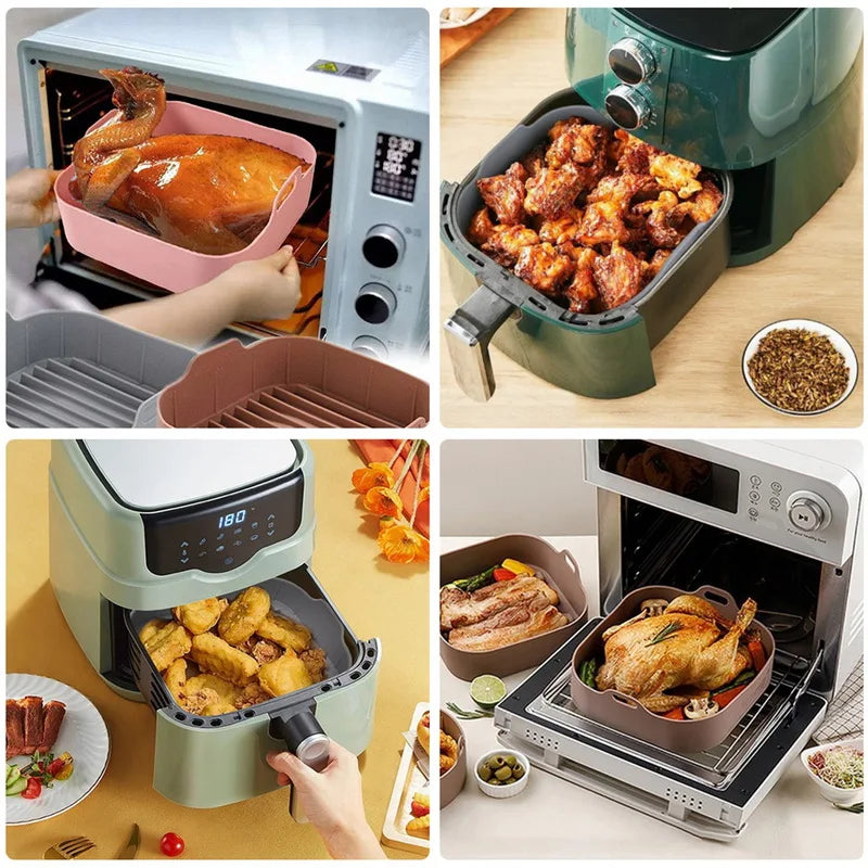 Silicone Air Fryers Oven Baking