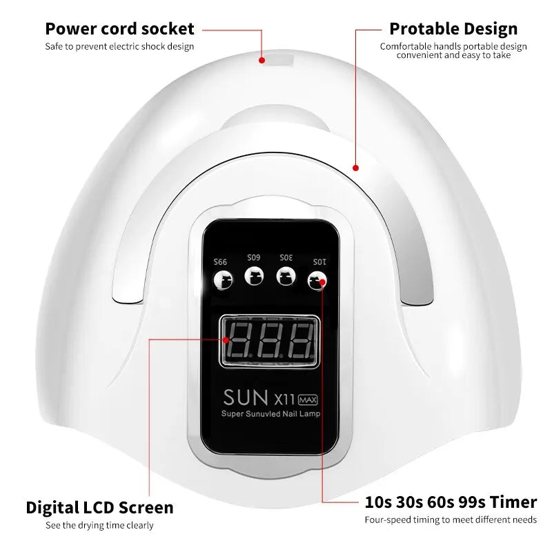 SUN X11 MAX Professional Nail Drying Lamp