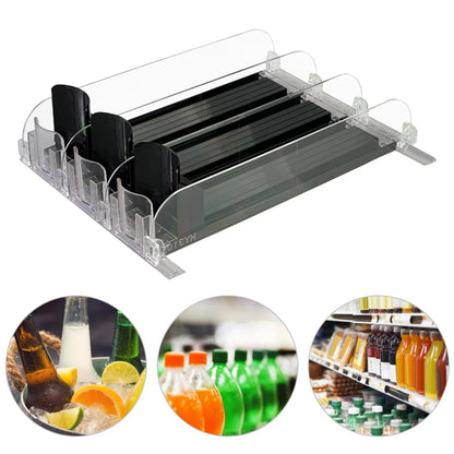 Drink Organizer Push Can Shelf