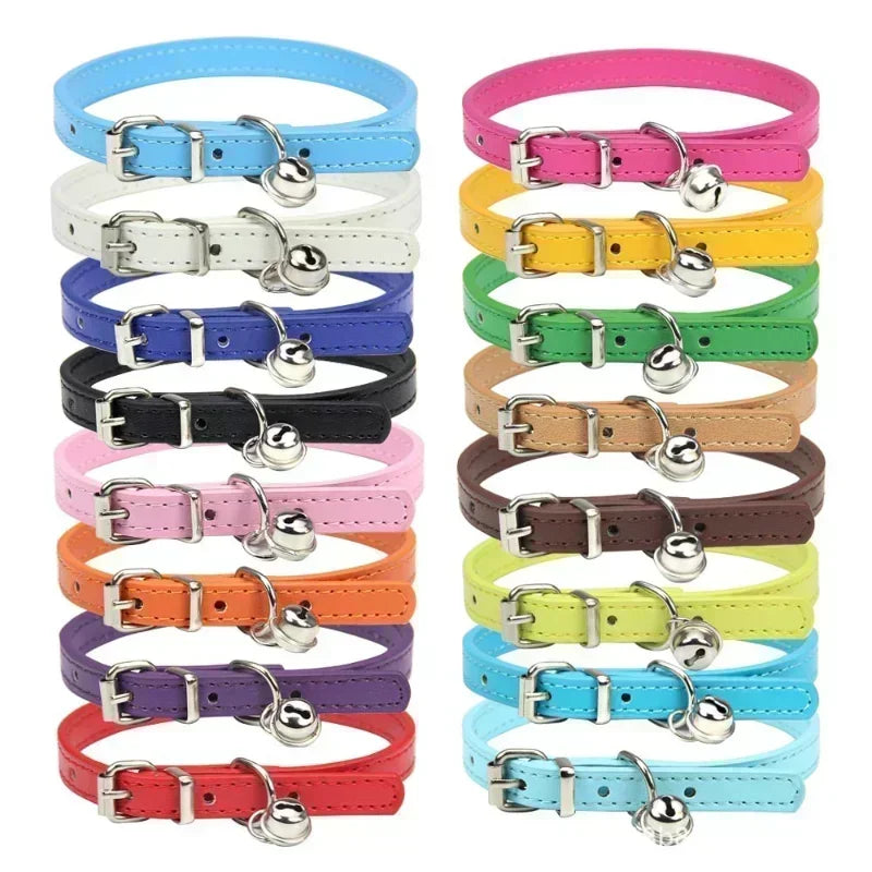 Adjustable Cat Collar Soft Genuine