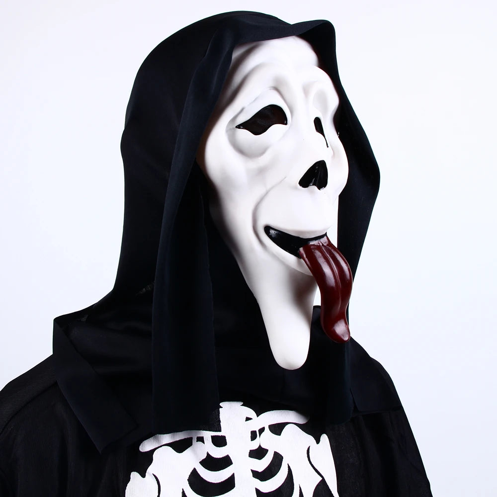 Halloween Mask Realistic Movie Scream Scary Face