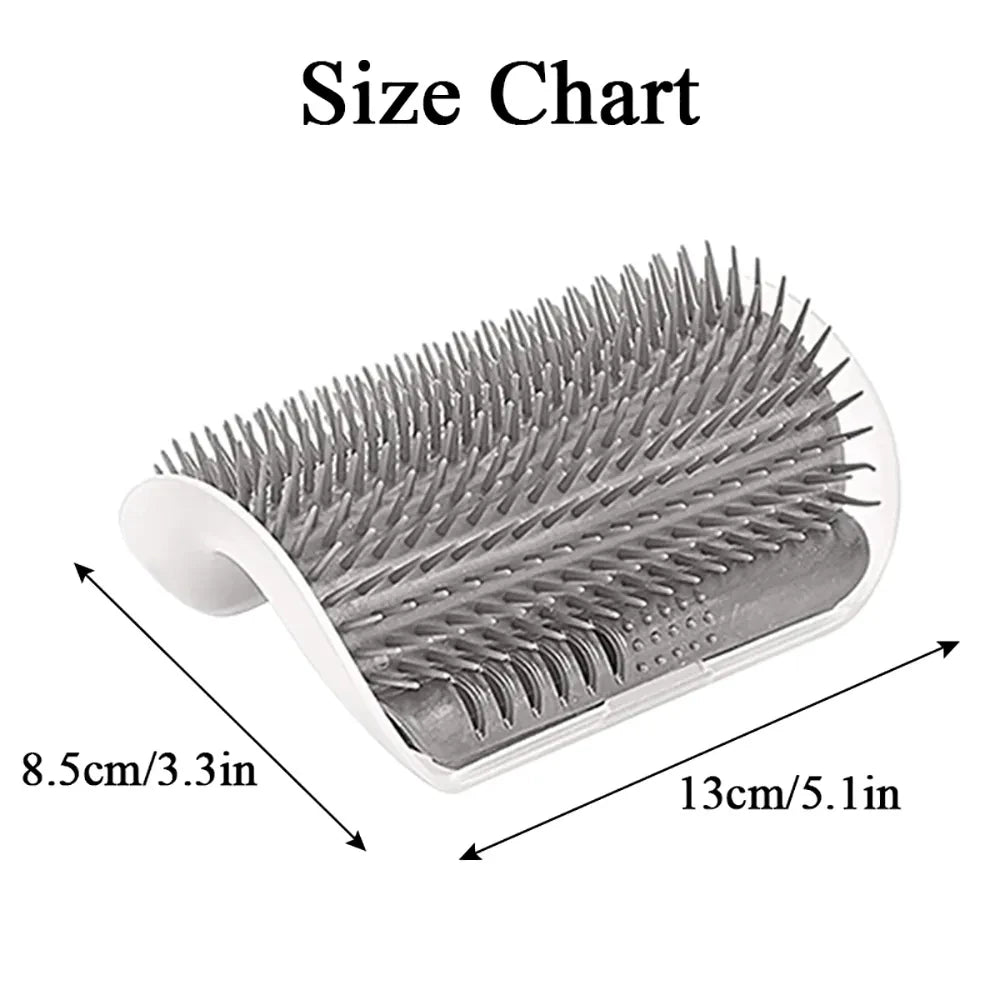 Scratcher Massager for Cats Brush Remove Hair