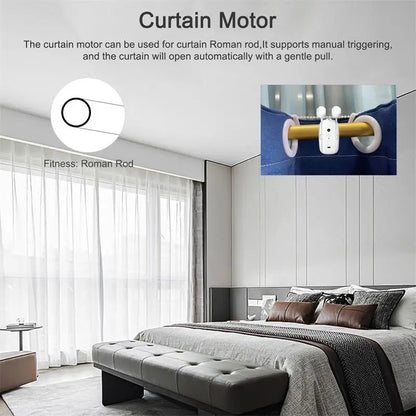 Tuya Wifi BT Smart Curtains Robot Wireless Automatic Curtain Opener