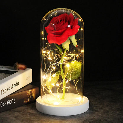 Galaxy Artificial Rose Flowers with Lights