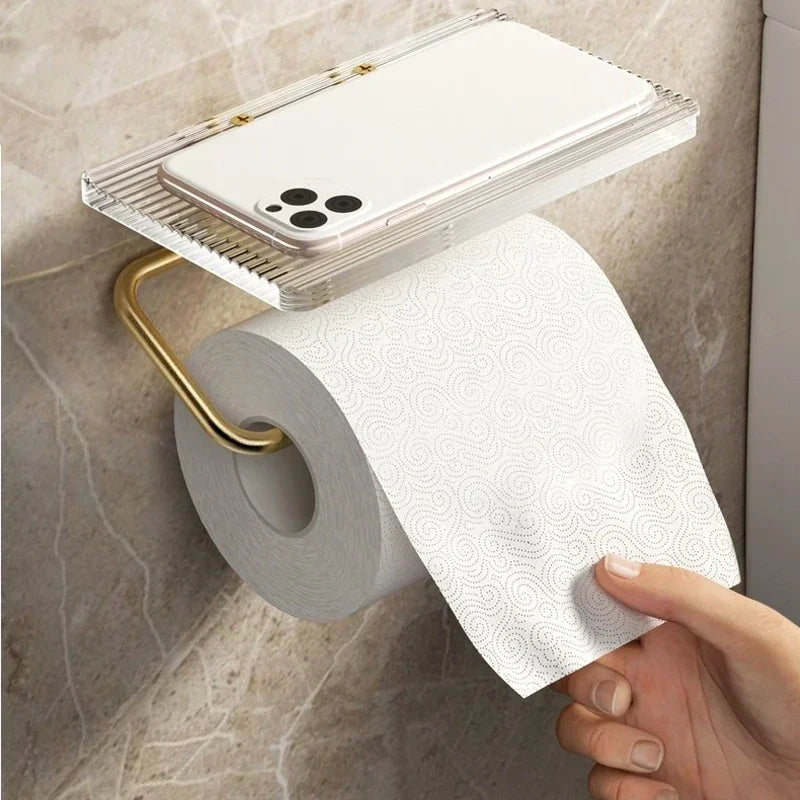 Luxury Gold Toilet Paper Holder