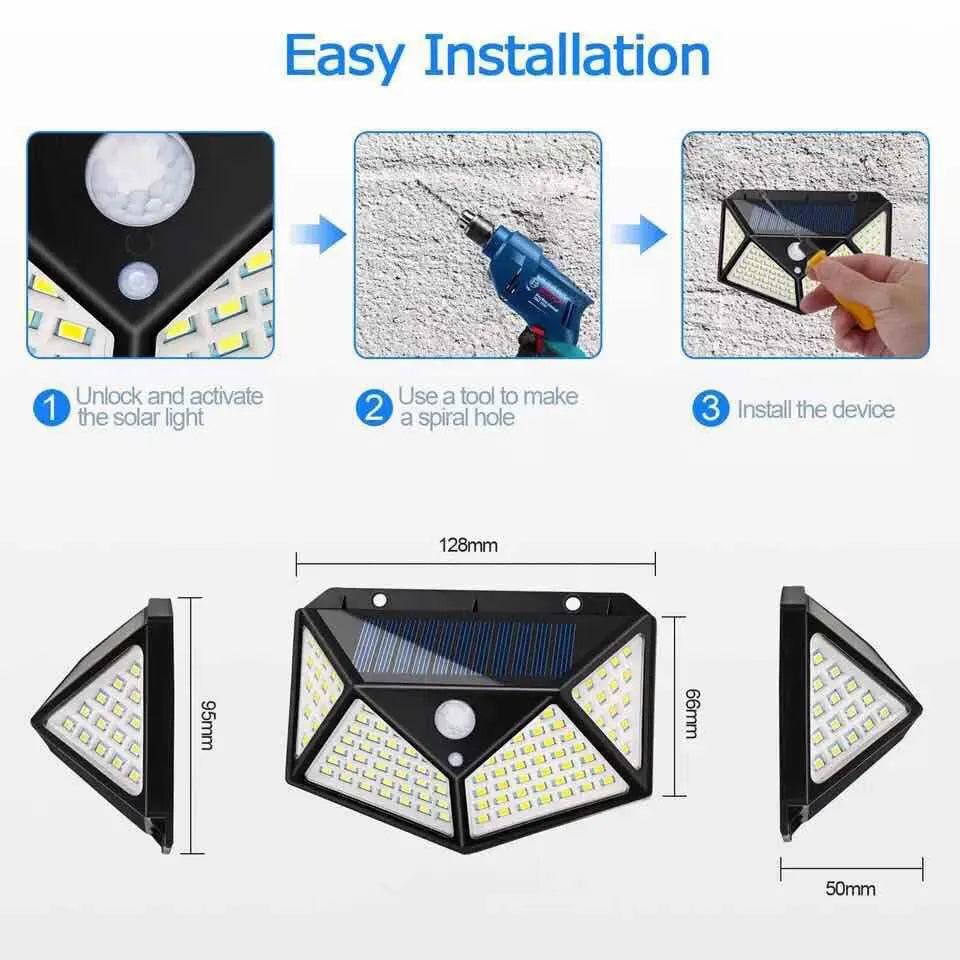 LED Wall Lights Outdoor Solar Lamp