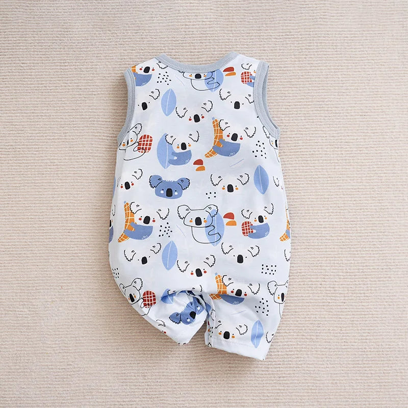 Newborn Clothing Cute Cartoon Animal Jumpsuit