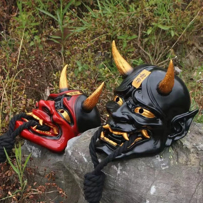 Horror Hannya Mask Halloween Cosplay Ghost