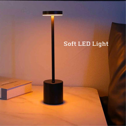 Simple LED Touch Metal Table Lamp