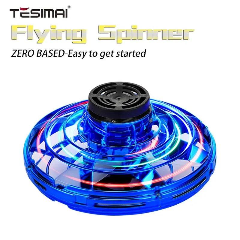 Mini Flying Spinner Luminous UFO Drone