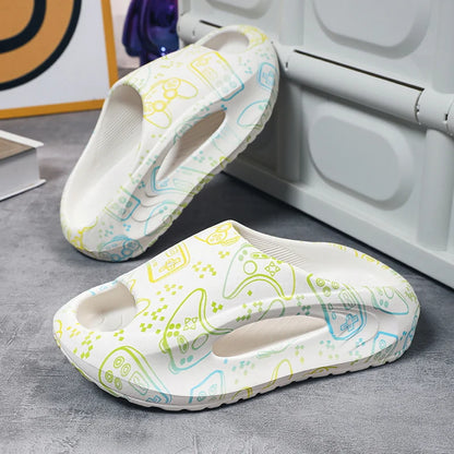 Summer new soft bottom EVA home indoor children's slippers