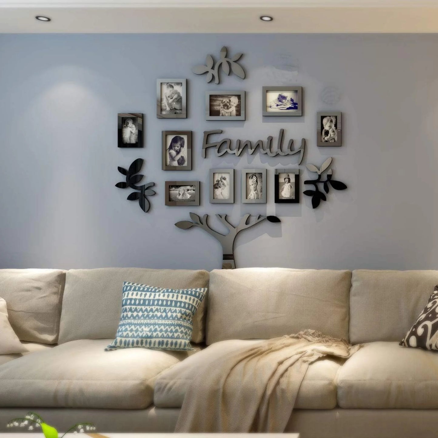 Acrylic 3D Family Photo Frame