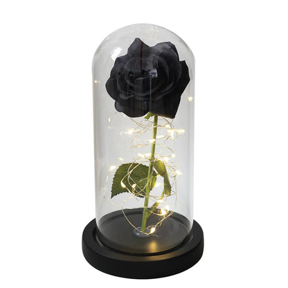 Galaxy Artificial Rose Flowers with Lights