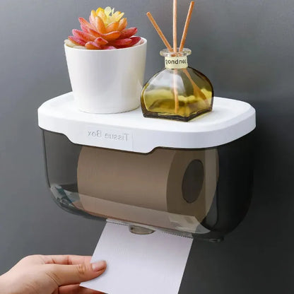 Waterproof Wall Mount Toilet Paper Holder