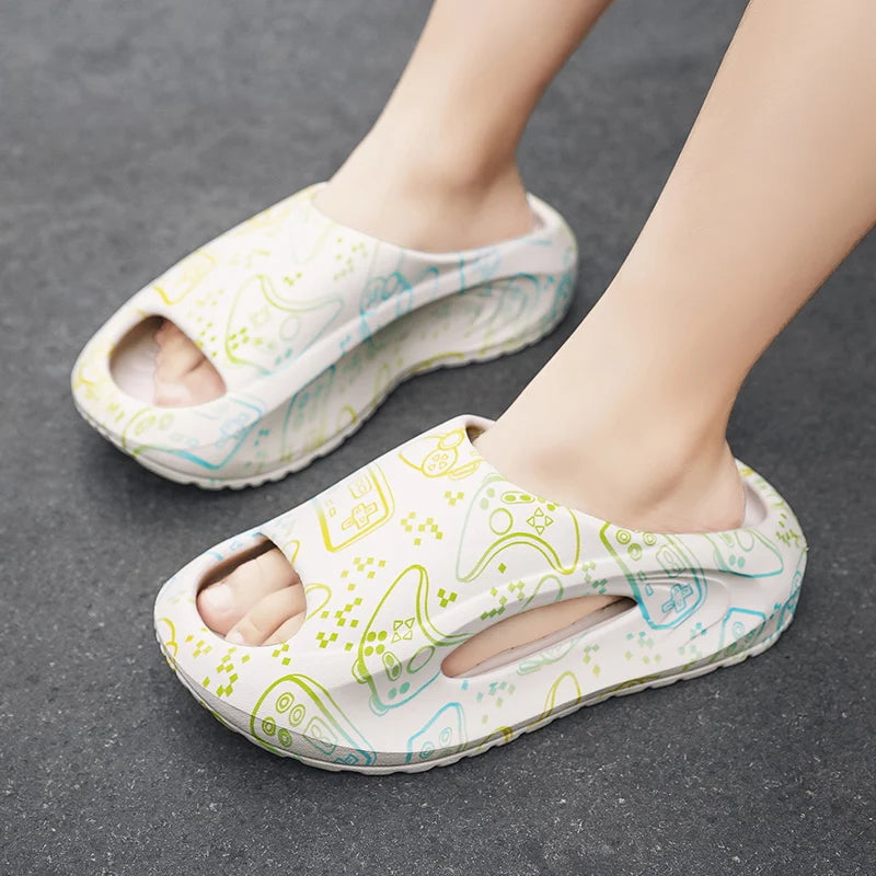 Summer new soft bottom EVA home indoor children's slippers