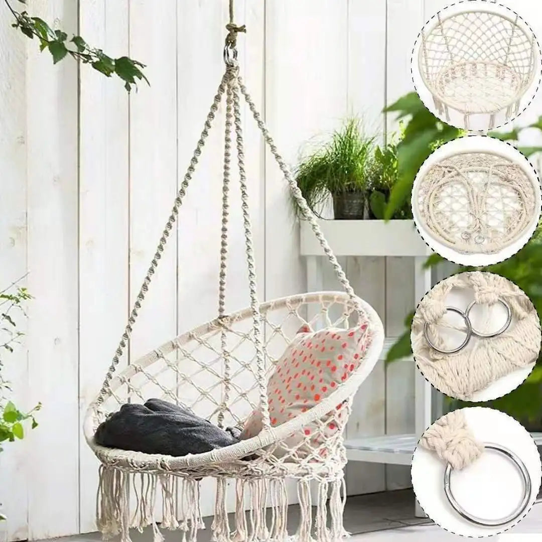 Nordic Style Round Hammock Swing