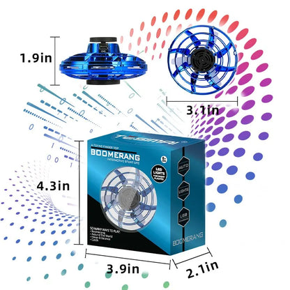 Mini Flying Spinner Luminous UFO Drone