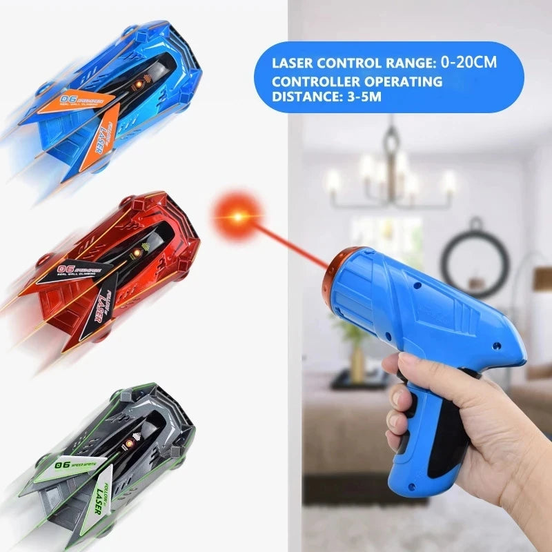 Rc Car Infrared Laser Stunt Tracking Wall Ceiling Climbing