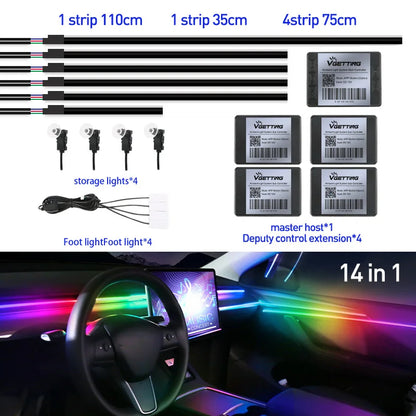 Lights RGB 64 Color Universal LED Interior