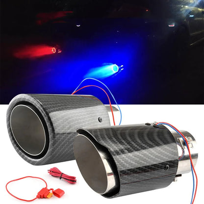 63-65mm Carbon Fiber Color Car Exhaust