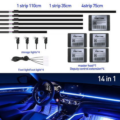 Lights RGB 64 Color Universal LED Interior