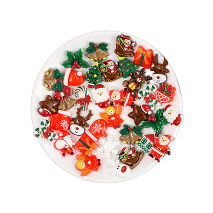 50pcs Resin Christmas Flatbacks