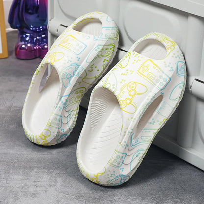 Summer new soft bottom EVA home indoor children's slippers