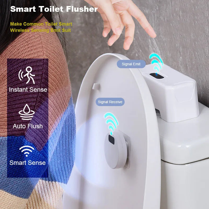 Automatic Toilet Flush Button