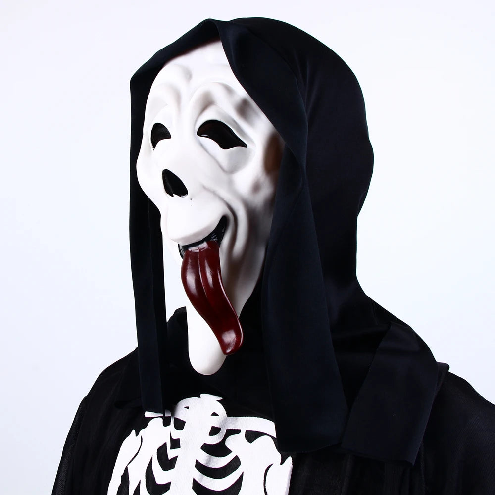 Halloween Mask Realistic Movie Scream Scary Face