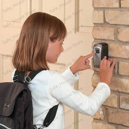 Wall Mount Key Lock Box 4 Digit Password