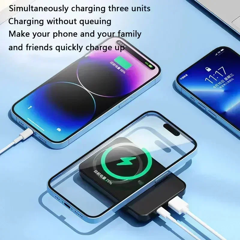 20000mAh Magnetic Qi Power Bank