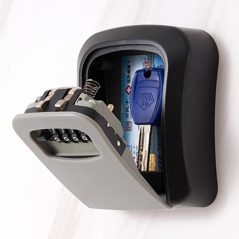 Wall Mount Key Lock Box 4 Digit Password