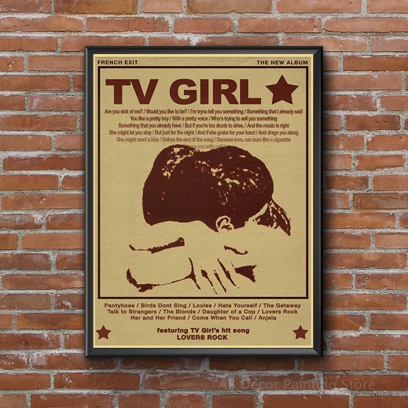 TV Girl Posters Retro