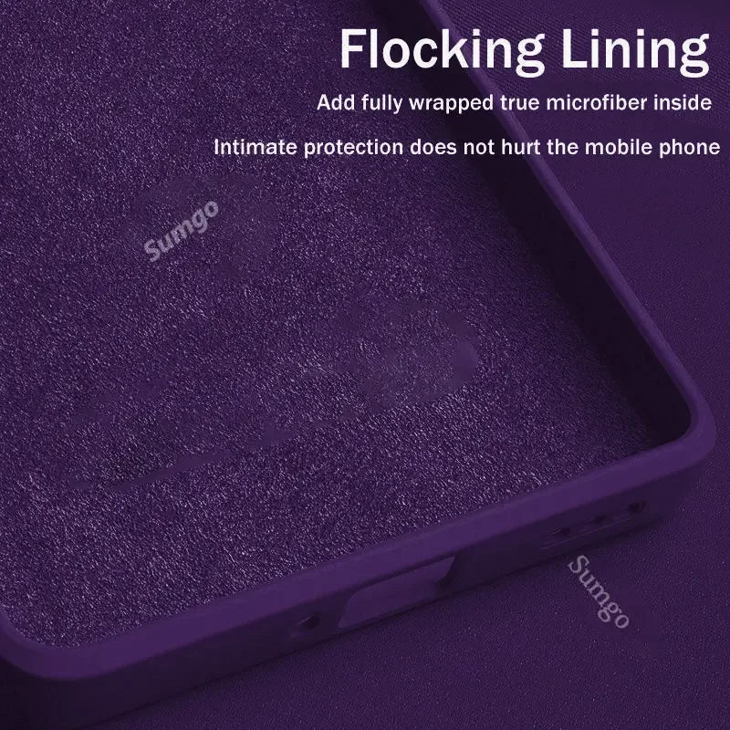 Liquid Silicone Case For Samsung Galaxy